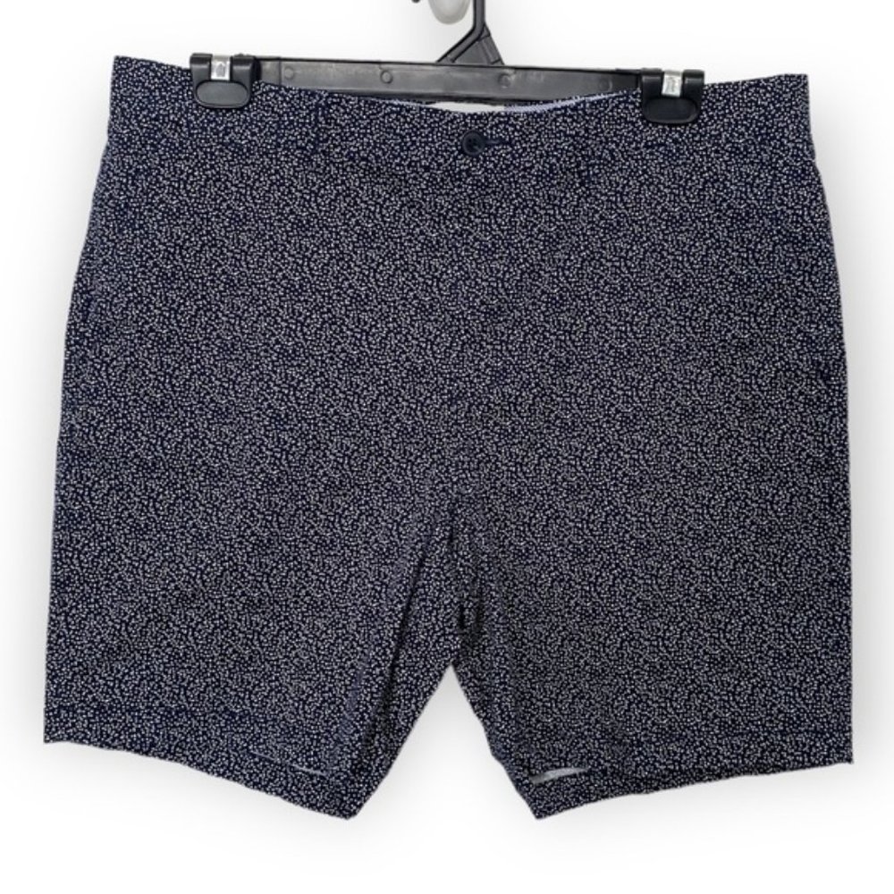 An Original Penguin Blue Micro Polka Dot Printed Shorts Size 38US-B